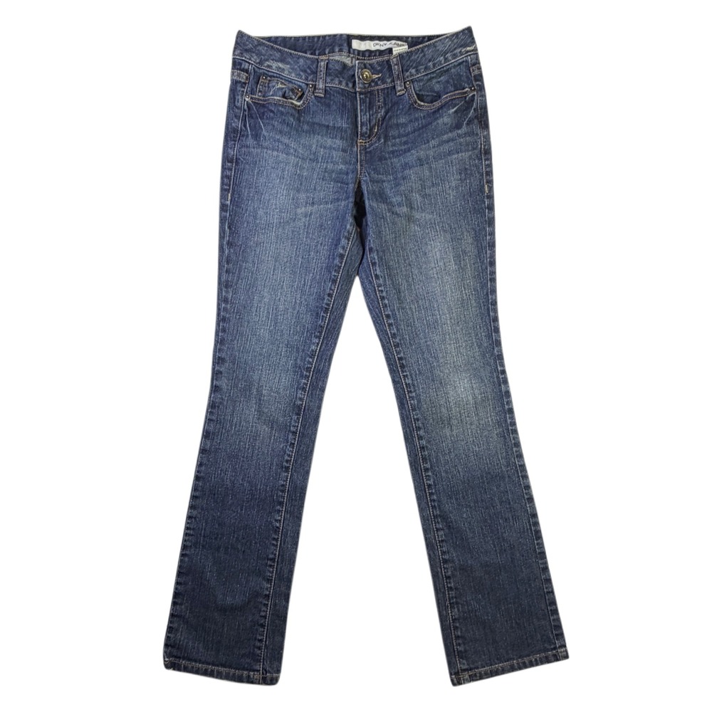 DKNY Jeans Women's Size 8 Straight Leg Dark Wash Y2K Vintage Denim